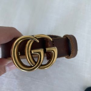 Womens Gucci GG Leather Belt size 70